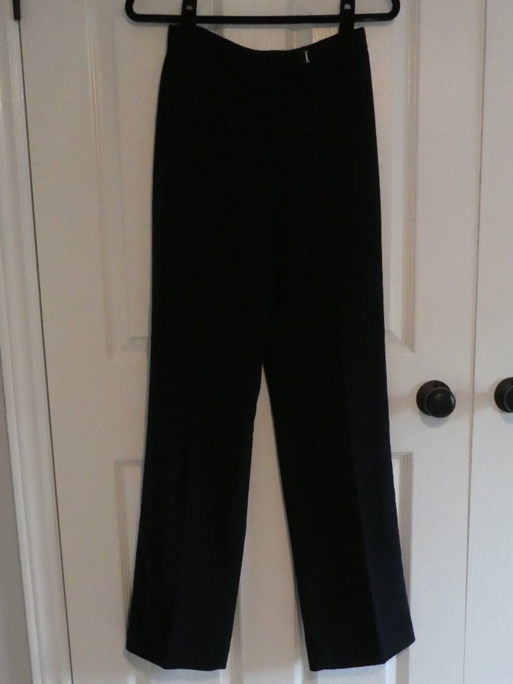 Vintage FAIRWEATHER STUDIO Made In Canada Dark Navy Wide Leg Trousers - size 6